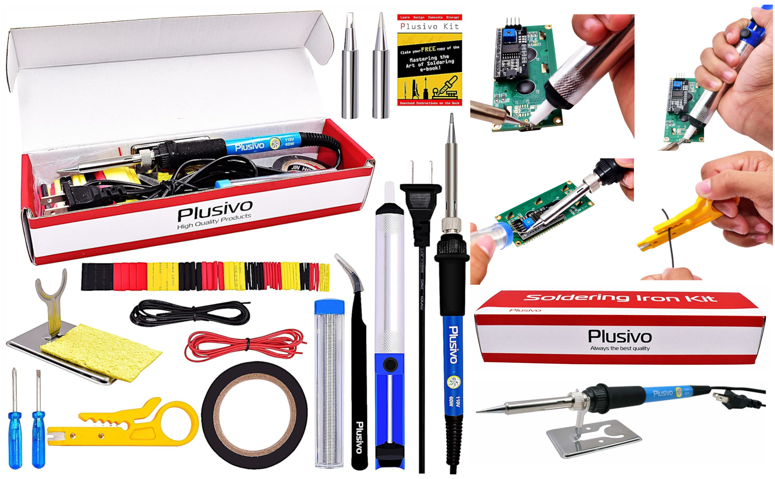 Soldering iron on sale practice kit